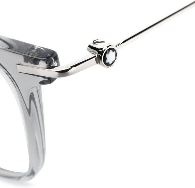 Montblanc Bril met vierkant montuur Grijs