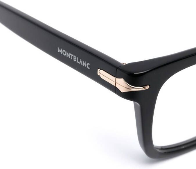 Montblanc Bril met vierkant montuur Zwart