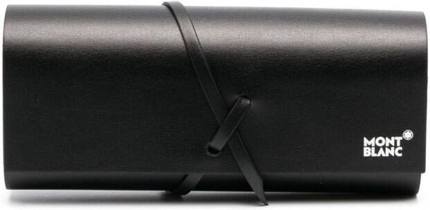 Montblanc Zonnebril met vierkant montuur Grijs
