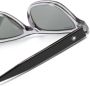Montblanc Zonnebril met vierkant montuur Zwart - Thumbnail 3