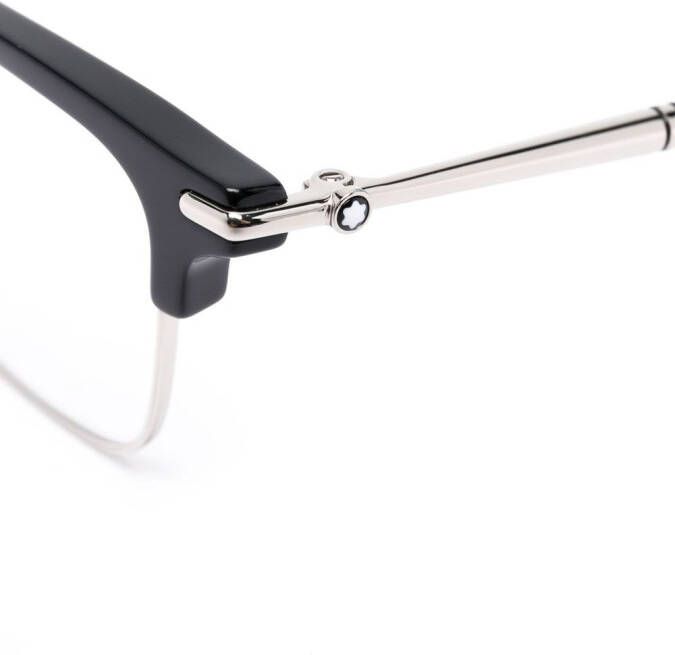 Montblanc Bril met vierkant montuur Zwart