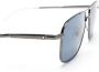 Montblanc Zonnebril met vierkant montuur Zilver - Thumbnail 3