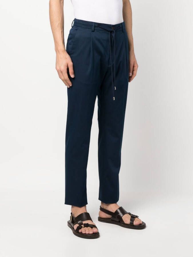 Moorer Anton-WE broek met trekkoord Blauw