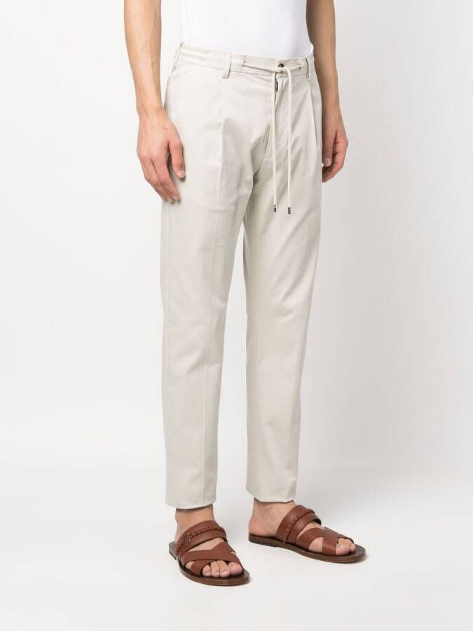 Moorer Anton-WE broek met trekkoord Beige