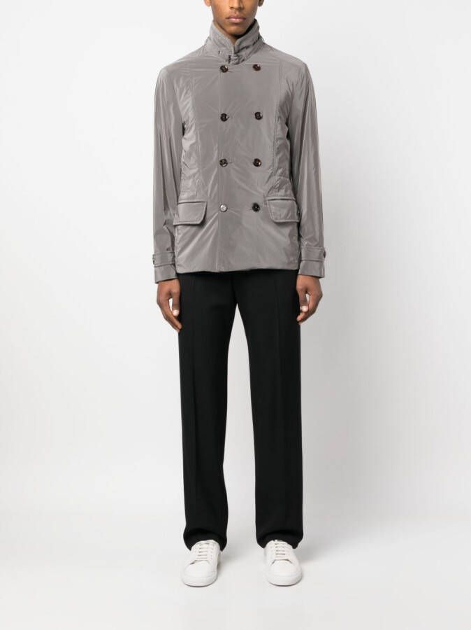 Moorer Blazer met dubbele rij knopen Beige