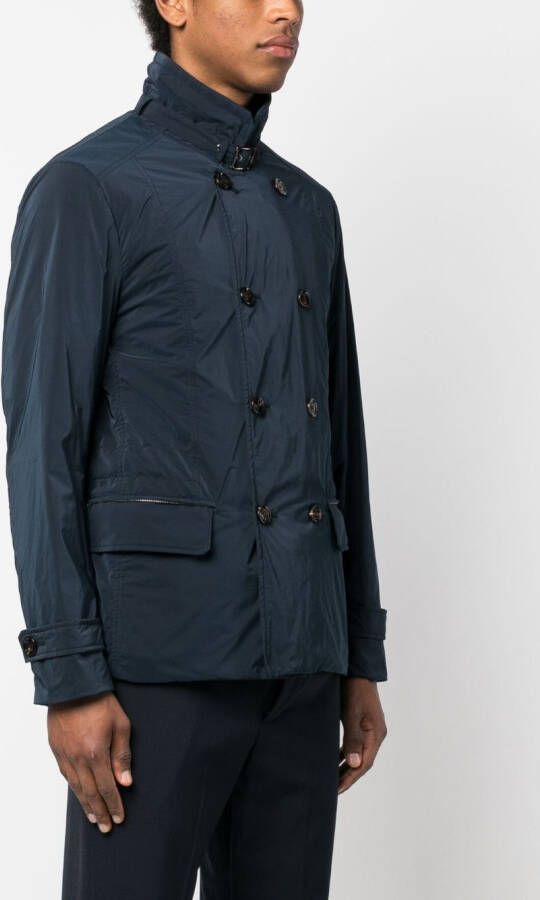 Moorer Blazer met dubbele rij knopen Blauw