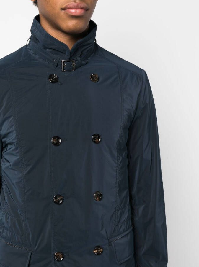 Moorer Blazer met dubbele rij knopen Blauw