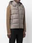Moorer Bodywarmer met capuchon Beige - Thumbnail 3