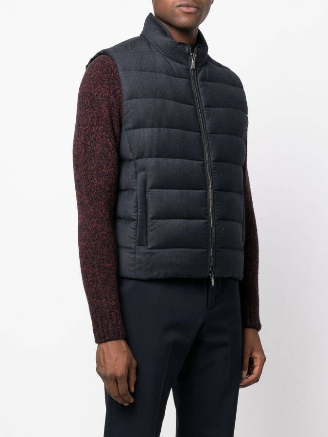 Moorer Bodywarmer met rits Blauw
