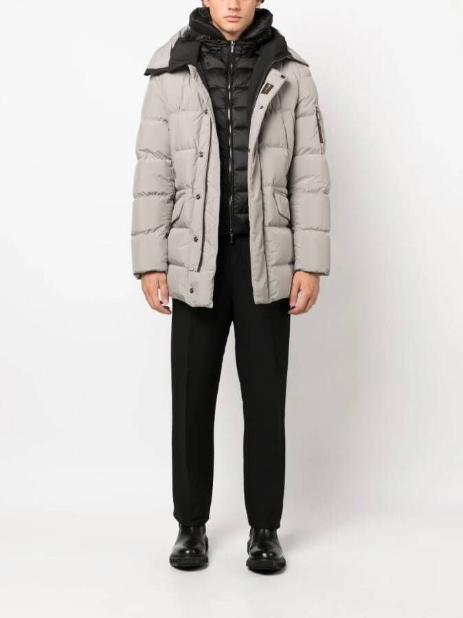Moorer Davide gewatteerde jas Beige