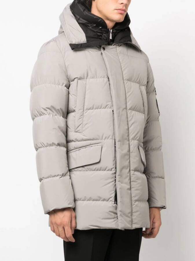 Moorer Davide gewatteerde jas Beige