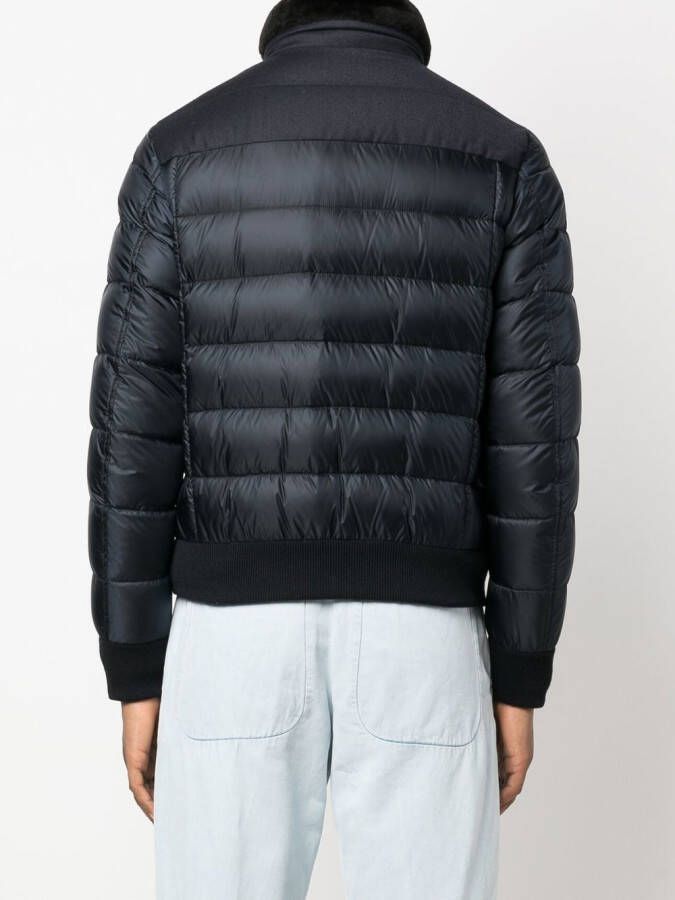 Moorer Gewatteerd donsjack Blauw