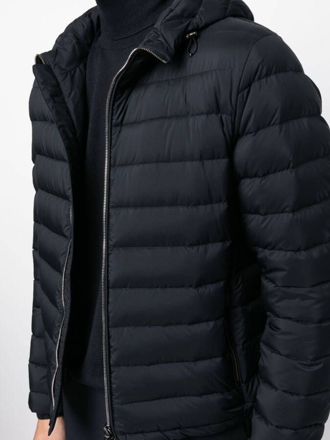 Moorer Gewatteerd donsjack Blauw