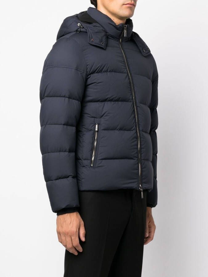 Moorer Gewatteerd donsjack Blauw