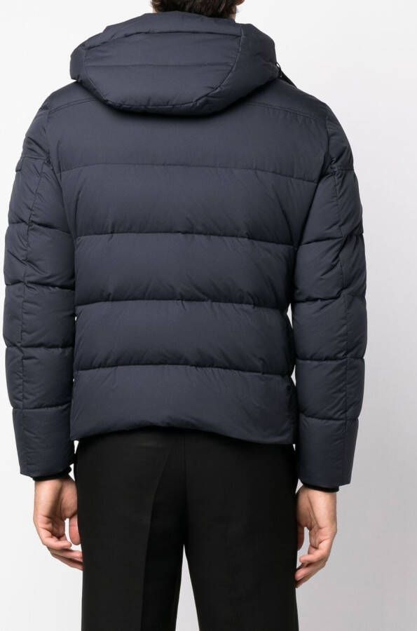 Moorer Gewatteerd donsjack Blauw