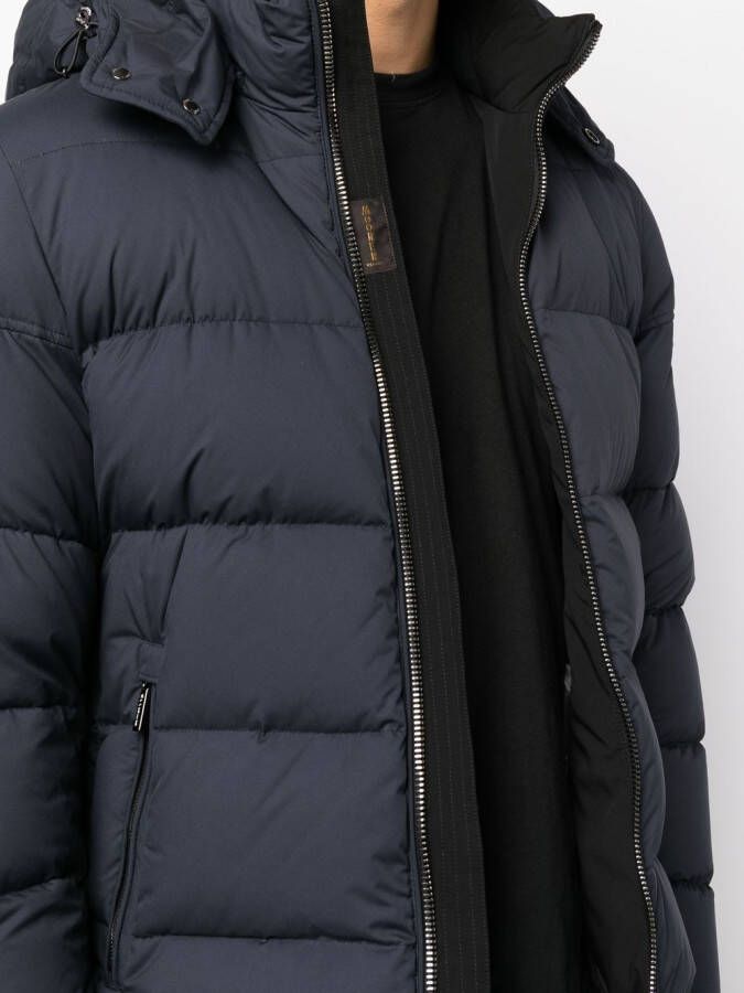 Moorer Gewatteerd donsjack Blauw