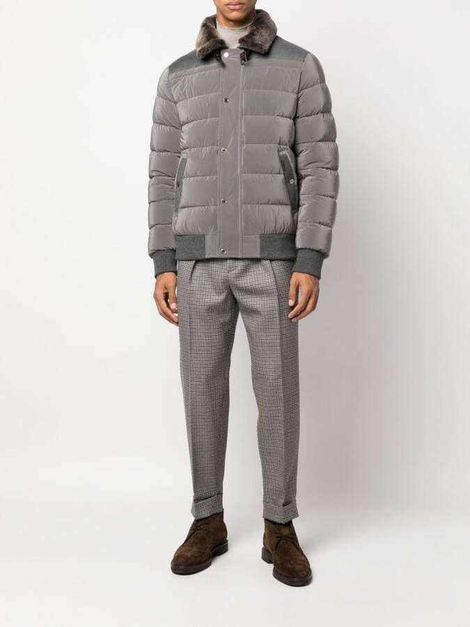 Moorer Gewatteerd jack Beige