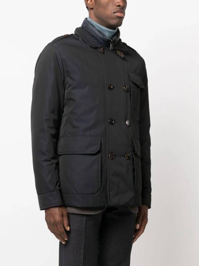 Moorer Gewatteerd jack Blauw