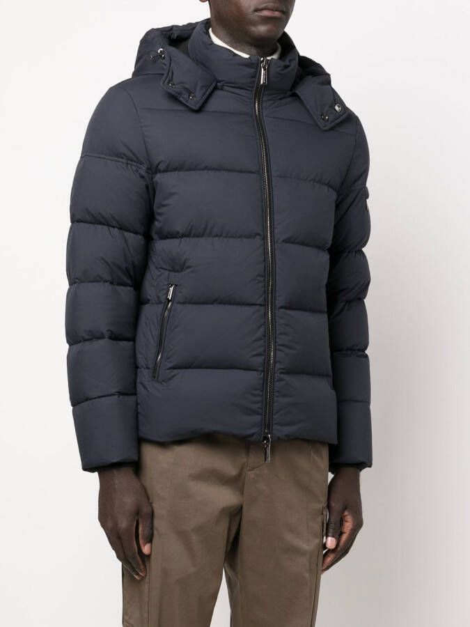 Moorer Gewatteerd jack Blauw