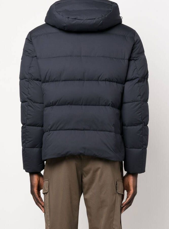 Moorer Gewatteerd jack Blauw