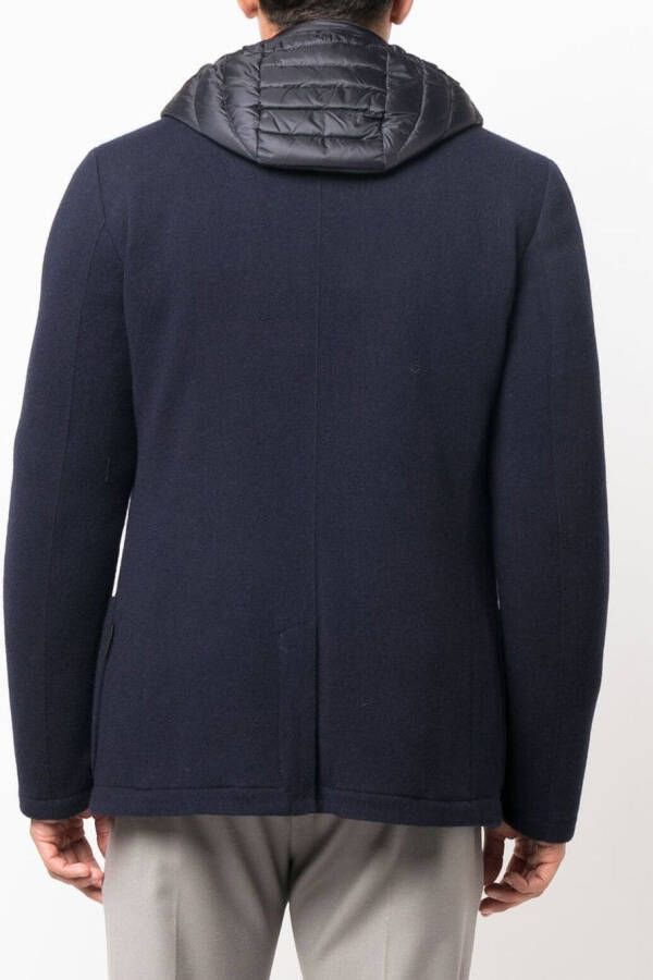 Moorer Gewatteerd jack Blauw