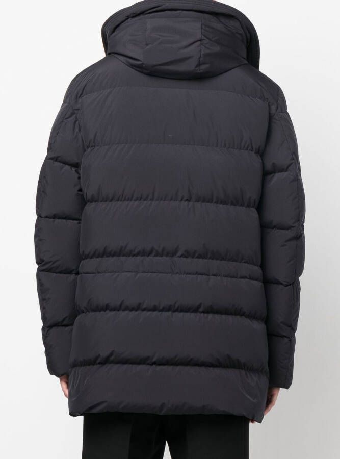 Moorer Gewatteerd jack Blauw