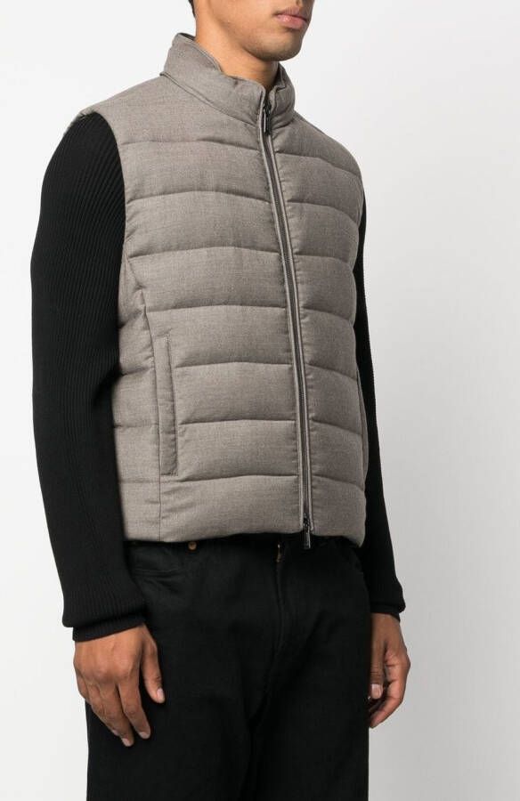 Moorer Gewatteerde bodywarmer Beige