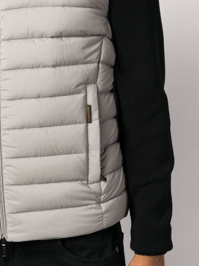 Moorer Gewatteerde bodywarmer Beige