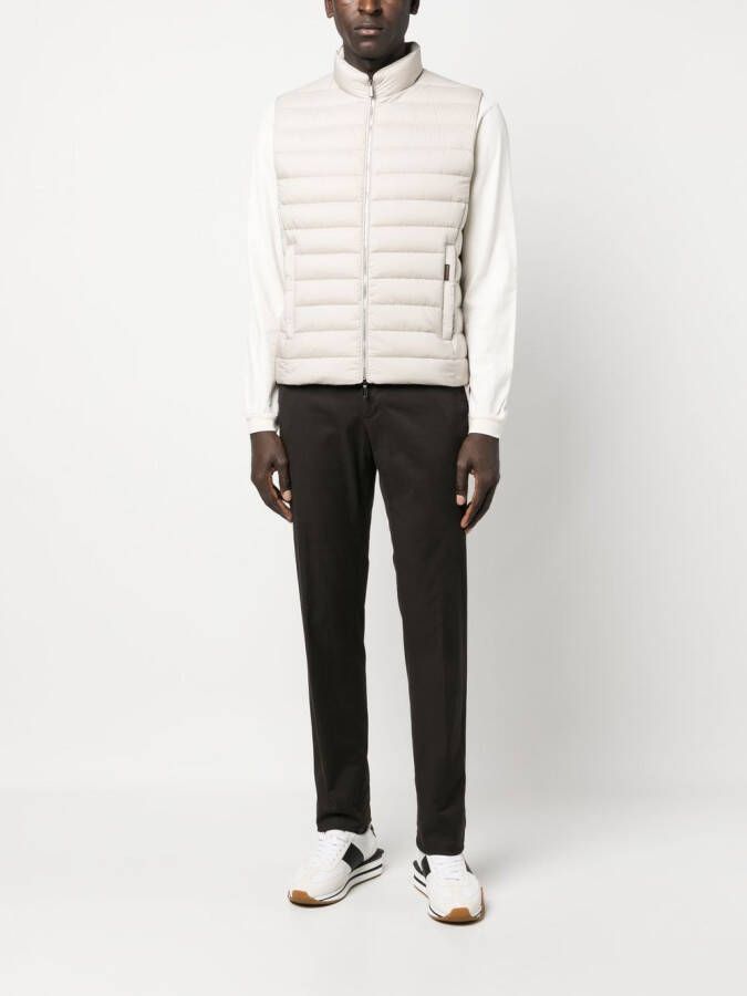 Moorer Gewatteerde bodywarmer Beige