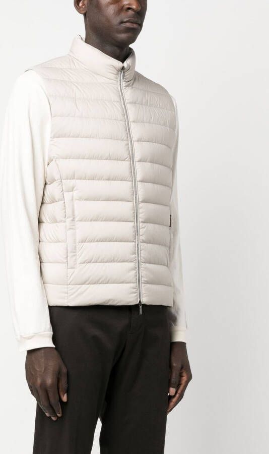 Moorer Gewatteerde bodywarmer Beige