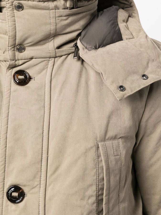 Moorer Gewatteerde duffeljas Beige