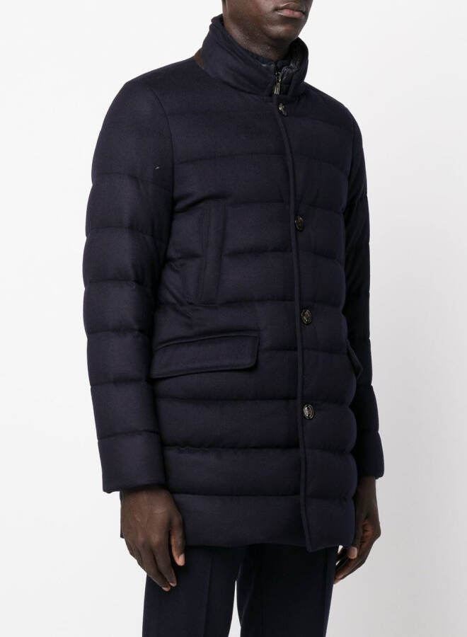 Moorer Gewatteerde jas Blauw