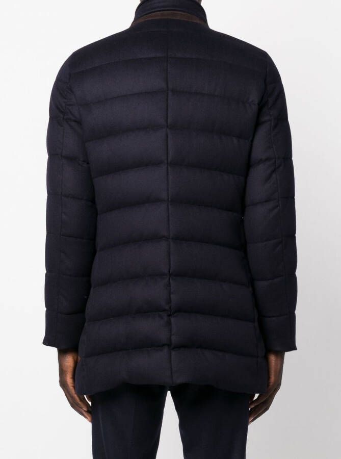 Moorer Gewatteerde jas Blauw