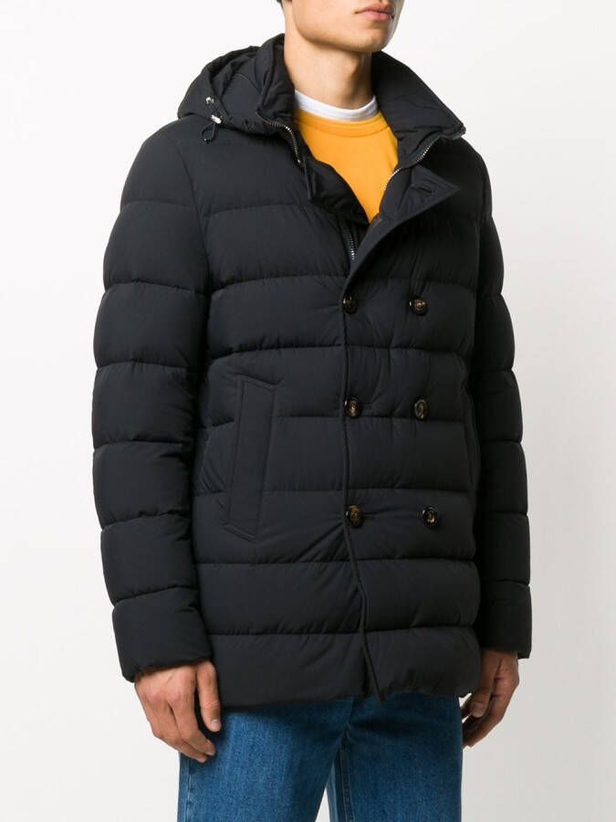 Moorer Gewatteerde jas Blauw