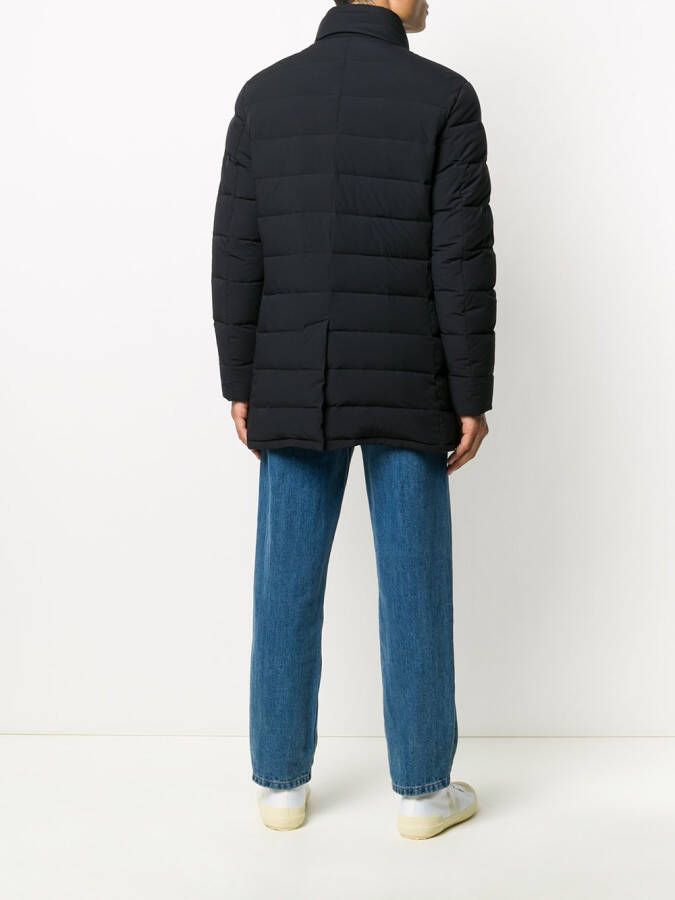 Moorer Calegari gewatteerd jack Blauw