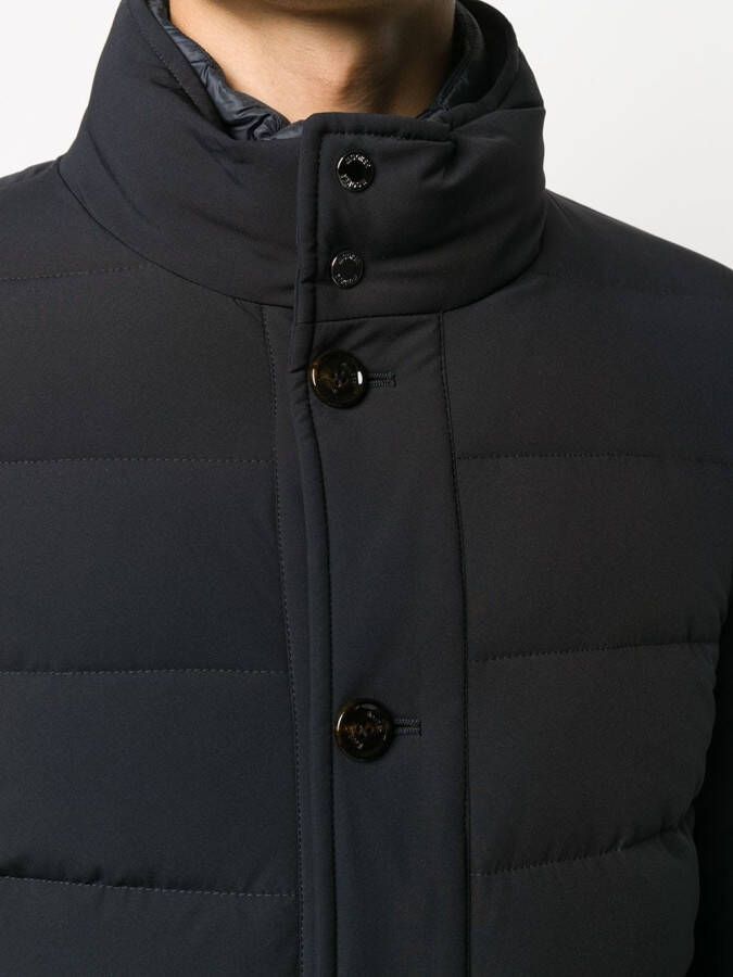 Moorer Calegari gewatteerd jack Blauw