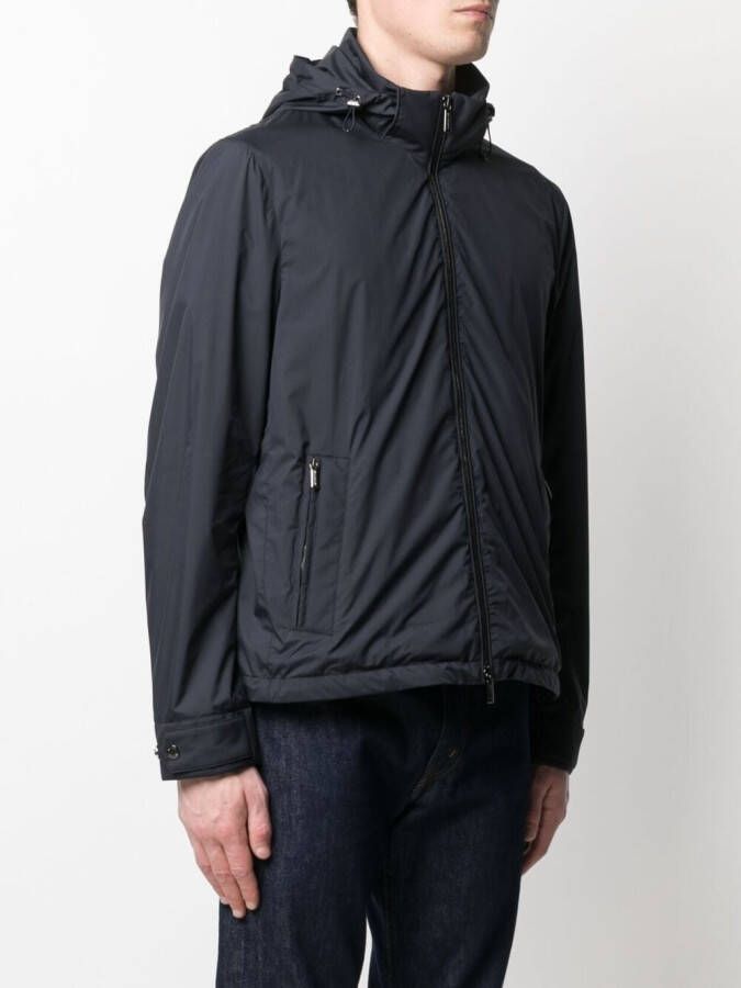 Moorer Jack met capuchon Blauw