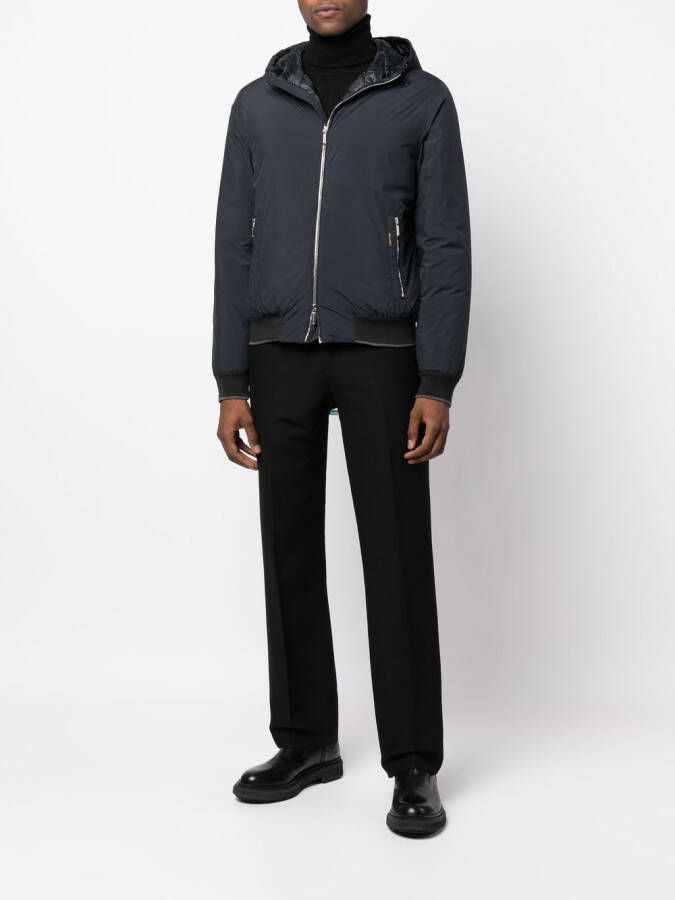 Moorer Jack met capuchon Blauw