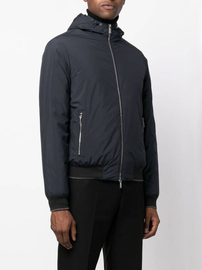 Moorer Jack met capuchon Blauw