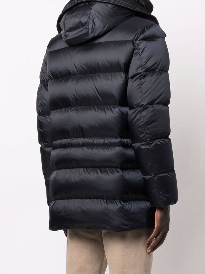 Moorer Jas met capuchon Blauw