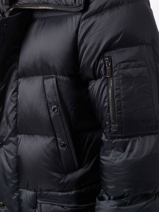 Moorer Jas met capuchon Blauw