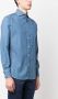Moorer Katoenen overhemd Blauw - Thumbnail 3