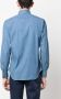 Moorer Katoenen overhemd Blauw - Thumbnail 4