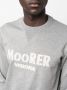 Moorer Sweater met logoprint Grijs - Thumbnail 5