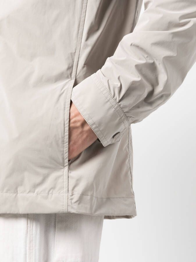 Moorer Lichtgewicht shirtjack Beige