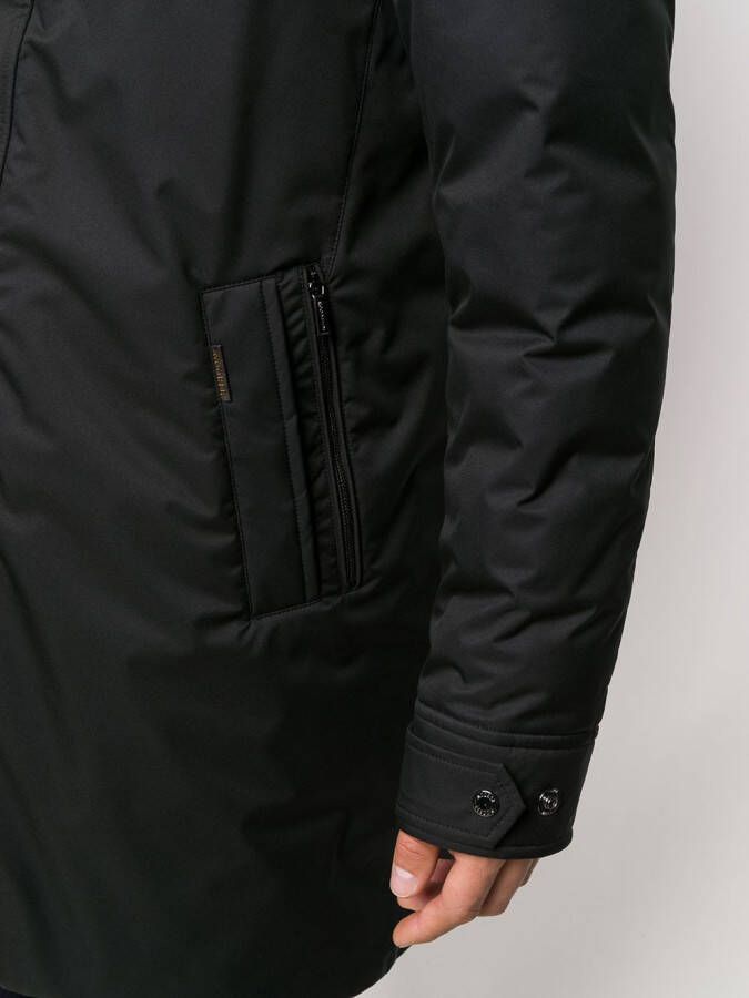 Moorer Parka met capuchon Zwart