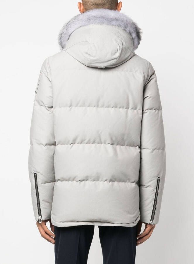 Moose Knuckles Gewatteerde parka Grijs