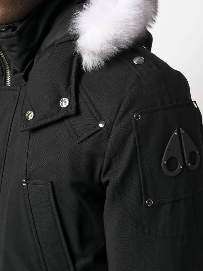 Moose Knuckles Gewatteerde jas Zwart