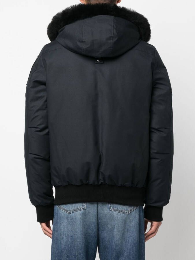 Moose Knuckles Jack met capuchon Blauw