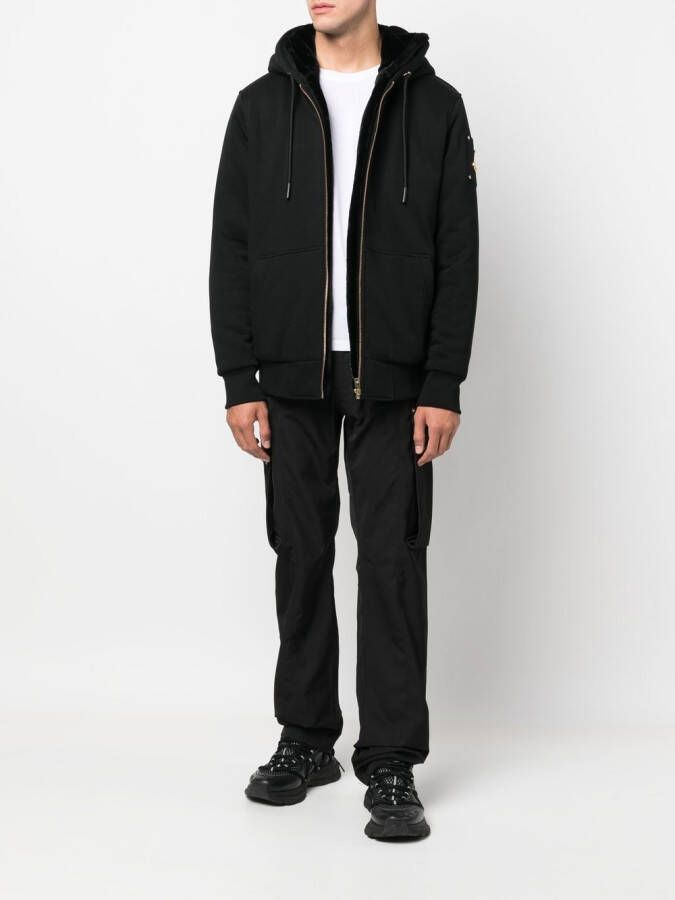 Moose Knuckles Jack met capuchon Zwart